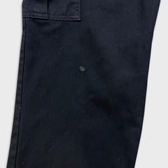 Dickies Pants Mens 32x30 Black Flex Regular Straight Workwear Chino Cargo Trouser