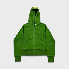 Lululemon Scuba Hoodie Womens Size 4 Green Full Zip Sports Hooded Sweater