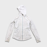 Lululemon State Seeker Jacket Womens Size 8 Light Chrome Full Zip Activewear