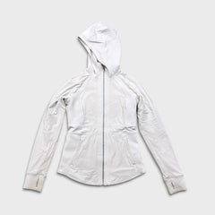 Lululemon State Seeker Jacket Womens Size 8 Light Chrome Full Zip Activewear