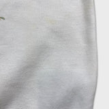 Vintage 90s Noah's Ark Sweatshirt Mens Small White Religion Graphic Pullover