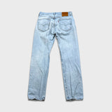 Levi's 501 '93 Jeans Mens 32x32 Blue Original Fit Straight Light Wash Distressed Pants