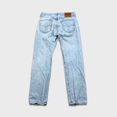 Levi's 501 '93 Jeans Mens 32x32 Blue Original Fit Straight Light Wash Distressed Pants