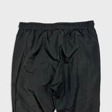 Kappa Track Pants Mens Large Black Lightweight Athletic Taper Leg Gym Jogger