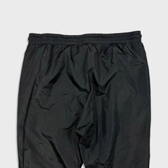Kappa Track Pants Mens Large Black Lightweight Athletic Taper Leg Gym Jogger