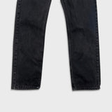 Vintage Y2K Levi's 505 Jeans Mens 32x32 Black Regular Fit Straight Leg Dark Wash Denim Pants