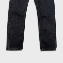 Vintage Y2K Levi's 505 Jeans Mens 32x32 Black Regular Fit Straight Leg Dark Wash Denim Pants