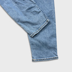 Levi's Wedgie Skinny Jeans Womens 32x26 Blue Light Wash Thrashed High Rise Denim Pants