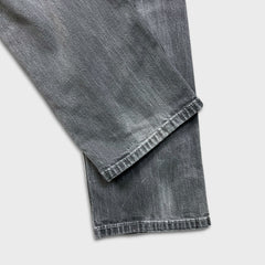 Levi's 541 Jeans Mens 32x29 Grey Athletic Taper Faded Stone Wash Denim Pants