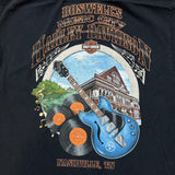 Vintage 2015 Harley Davidson T Shirt Mens Large Black Music City Biker Girl Tee