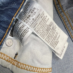 Levi's 505 Jeans Mens 33x30 Blue Regular Fit Straight Leg Light Wash Denim Pants