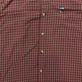 The North Face Shirt Mens Large Red Plaid Button Up Checkered Pocket Long Sleeve