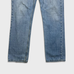 Levi's 516 Jeans Mens 36x34 Blue Slim Straight Leg Light Wash Denim Pants
