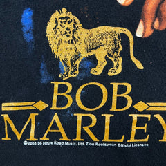 Vintage 2005 Bob Marley T Shirt Mens Small Black Legend Zion Short Sleeve Band Tee