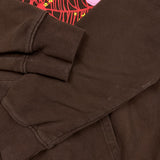 SS22 Sp5der Worldwide Angel Number Hoodie Mens Medium Brown 555 555 Hooded Sweater