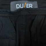 DU/ER Pants Mens 30x32 Black Live Free Tactical Utility Cargo Stretch Cinch Hem