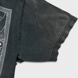 Vintage 2008 AC/DC Black Ice T Shirt Mens Small Gray Sun Faded Distress Band Tee