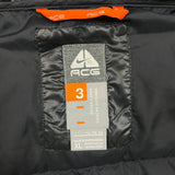 Nike ACG Sportswear Jacket Mens XL Black Swoosh Spell Out Puffer Down Coat