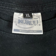 2022 Kuruu One Piece T Shirt Mens XL Black Missing Zoro Anime Graphic Tee
