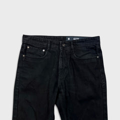 G-Star Raw Bronson Slim Chino Jeans Mens 32x29 Black Faded Dark Wash Denim Pants