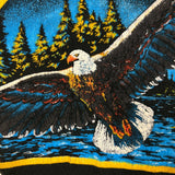 Vintage 90s South Dakota Eagle T Shirt Mens XL Black USA Animal Nature Tee