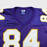 Vintage 90s Randy Moss Minnesota Vikings Champion Jersey #84 Mens XL Purple NFL Football