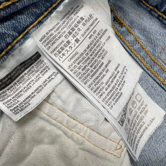Levi's 531 Jeans Mens 34x30 Blue Athletic Slim Fit Light Wash Stretch Denim Pants