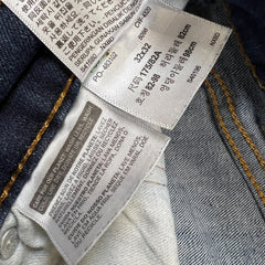 Levi's 511 Jeans Mens 32x32 Blue Slim Fit Mid Rise Dark Wash Stretch Denim Pants