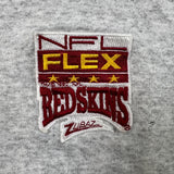 Vintage 1992 Reebok Washington Redskins Vest Mens 2XL Gray NFL Flex Football Pullover