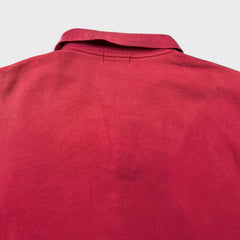 Vintage 90s Polo Ralph Lauren Shirt Mens Large Red Pony Sun Faded Short Sleeve