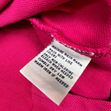 Vintage 90s Polo Ralph Lauren Shirt Mens Medium Pink Preppy Pony Casual Short Sleeve