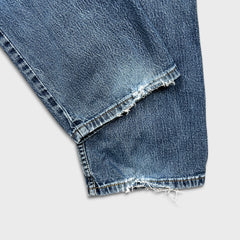 Levi’s 514 Jeans Mens 36x30 Blue Straight Fit Medium Wash Faded Denim Pants