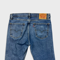Levi's 505 Jeans Mens 34x30 Blue Regular Fit Straight Leg Medium Wash Denim Pants