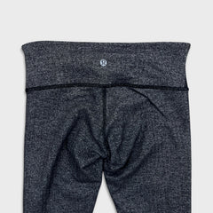 Lululemon Wunder Under Womens Size 4 Gray Low Rise Yoga Leggings Pilates