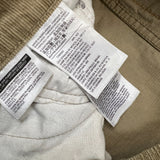 Levi's 502 Pants Mens 32x26 Beige Corduroy Tapered Stretch Regular Fit Mid Rise