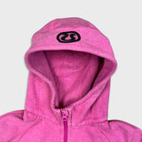 Lululemon Scuba Hoodie Womens Size 10 Pink Sparkle Full Zip Sport Hooded Sweater