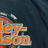 Vintage 1999 Harley Davidson T Shirt Mens Large Black Newfoundland Canada Eagle Biker Tee