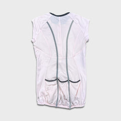 Lululemon Vest Jacket Womens Small Pink Lightweight 1/2 Zip Cycling Yoga 3M