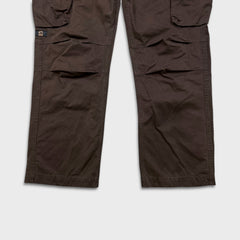 G-Star Raw 3301 Pants Mens 36x30 Brown 3D Straight Relaxed Utility Cargo Trouser