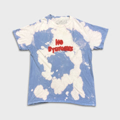 Travis Scott No Bystanders T Shirt Mens Small Blue Tie Dye Astroworld Tour Tee
