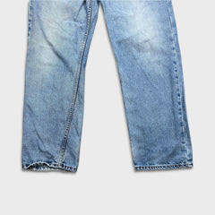 Vintage Y2K Levi's 505 Jeans Mens 36x30 Blue Regular Fit Straight Leg Light Wash Faded Pants