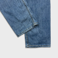 Levi's 505 Jeans Mens 33x30 Blue Regular Fit Straight Leg Light Wash Denim Pants