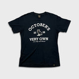 October's Very Own T Shirt Mens Medium Black OVO Owl Collegiate Same City Tee