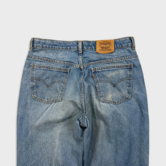 Vintage 90s Levi's 506 Jeans Mens 34x30 Blue Comfort Relaxed Straight Light Wash Denim Pants