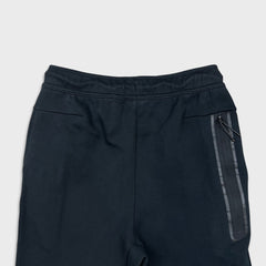 Nike Sportswear Sweatpants Mens Small Black Tech Fleece Swoosh Taper Leg Jogger
