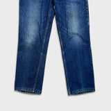 Vintage 90s Levi's 619 Jeans Mens 34x29 Blue Dark Wash Orange Tab Faded Denim Pants