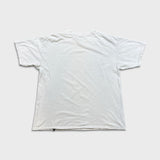HUF Box Logo T Shirt Mens XL White Distressed Short Sleeve Graphic Skate Tee
