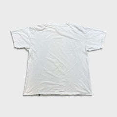 HUF Box Logo T Shirt Mens XL White Distressed Short Sleeve Graphic Skate Tee