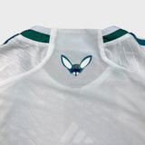 2022 Adidas Algeria Soccer Jersey Mens Medium White Home Kit