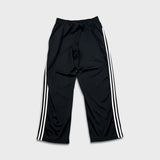 Vintage Y2K Adidas Track Pants Mens Medium Black 3 Stripes Spell Out Relaxed Straight Jogger
